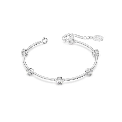 Brazalete Constella, Talla redonda, Blanco, Baño de rodio