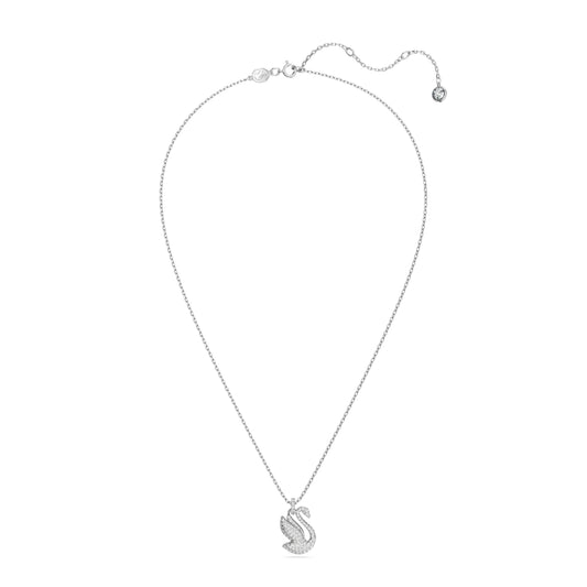 Colgante Swarovski Iconic SwanCisne, Pequeño, Blanco, Baño de rodio