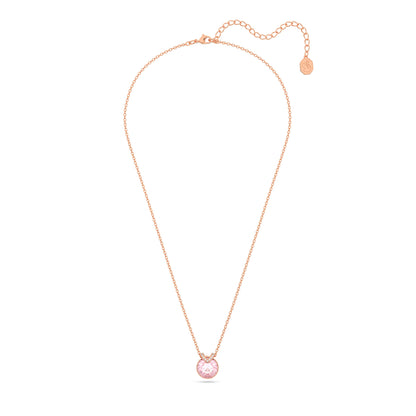 Colgante Bella VTalla redonda, Rosa, Baño tono oro rosa