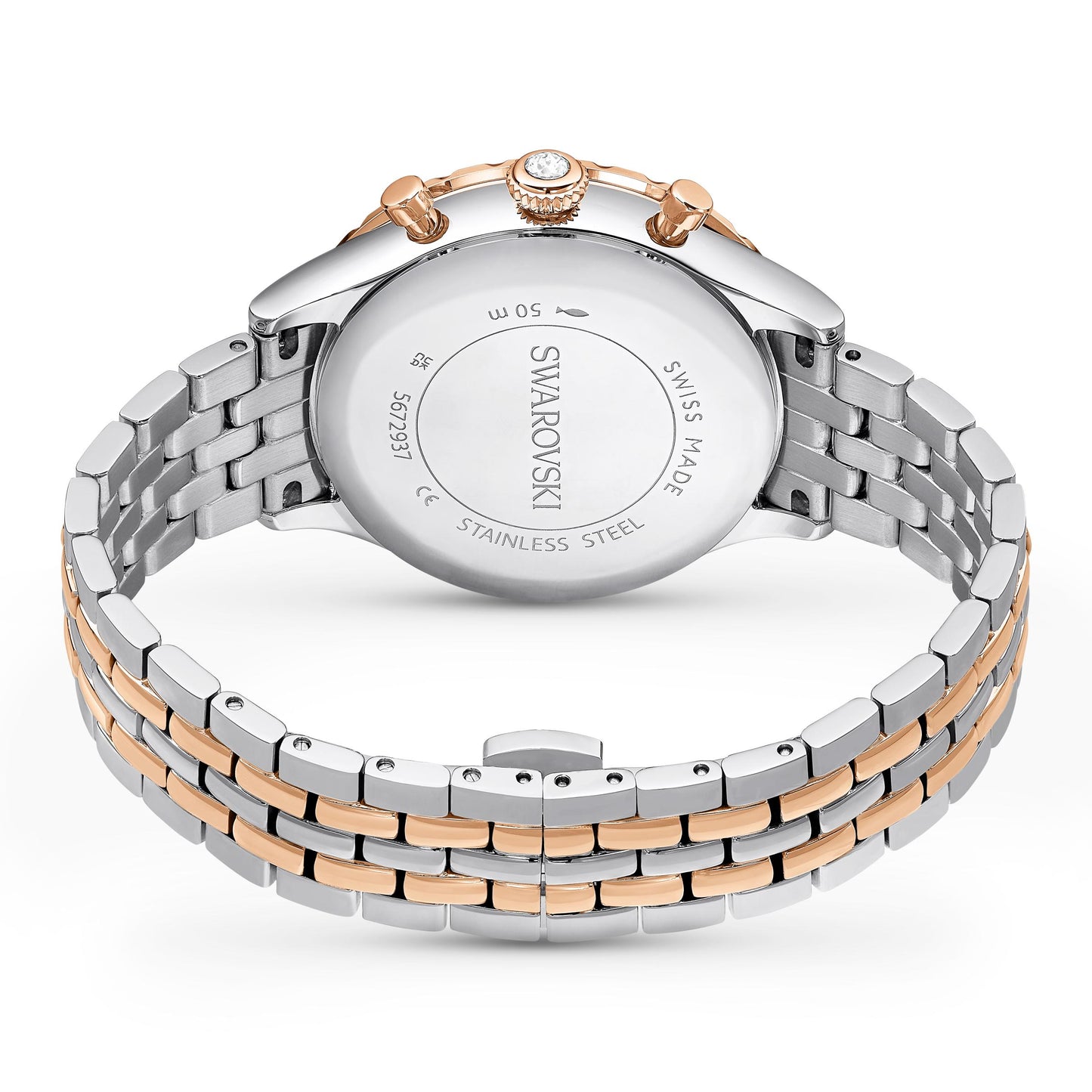 Reloj Octea Chrono, Fabricado en Suiza, tono oro rosa, Combinación de acabados metálicos