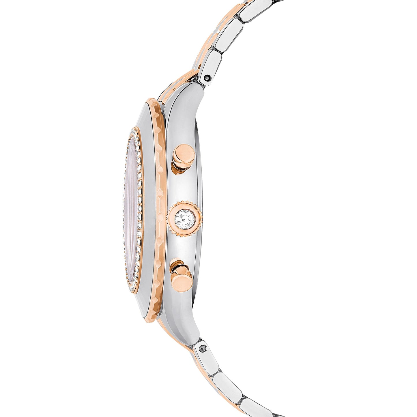 Reloj Octea Chrono, Fabricado en Suiza, tono oro rosa, Combinación de acabados metálicos