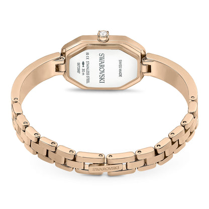 Reloj Dextera Bangle, Fabricado en Suiza, tono dorado, acabado tono oro champán