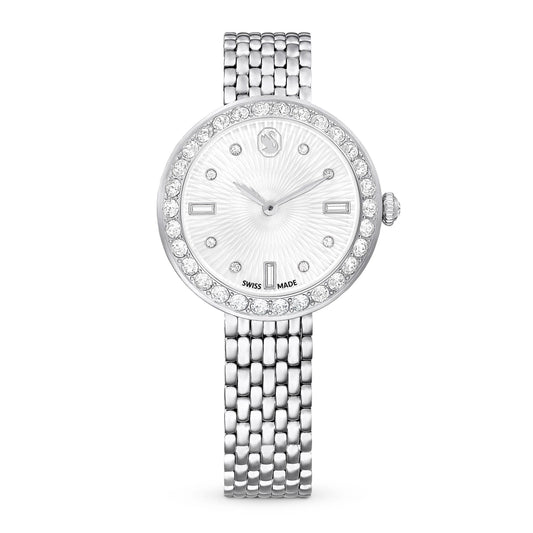 Reloj Certa, Fabricado en Suiza, Tono plateado, Acero inoxidable