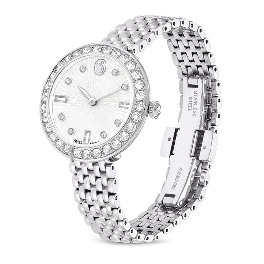 Reloj Certa, Fabricado en Suiza, Tono plateado, Acero inoxidable