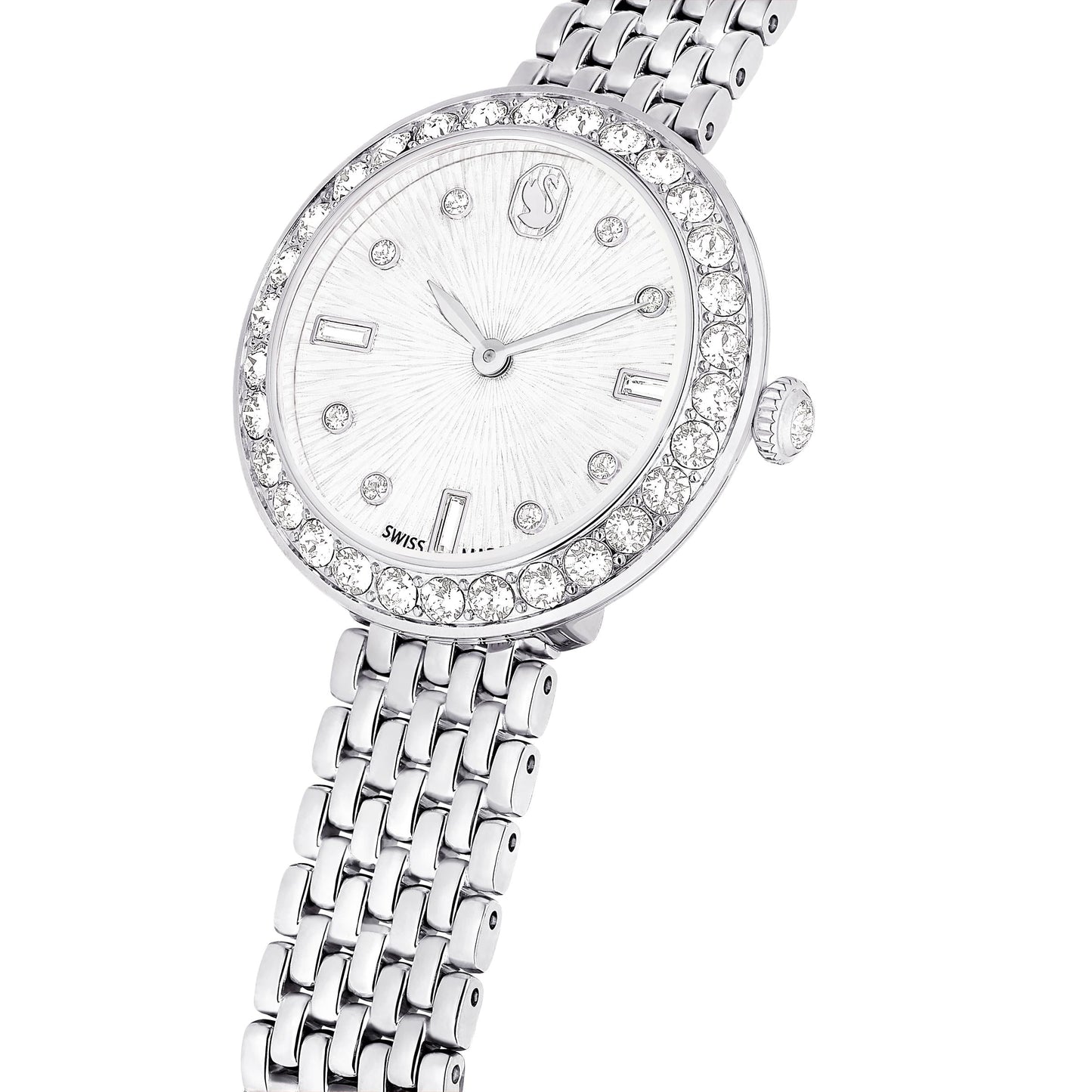 Reloj Certa, Fabricado en Suiza, Tono plateado, Acero inoxidable