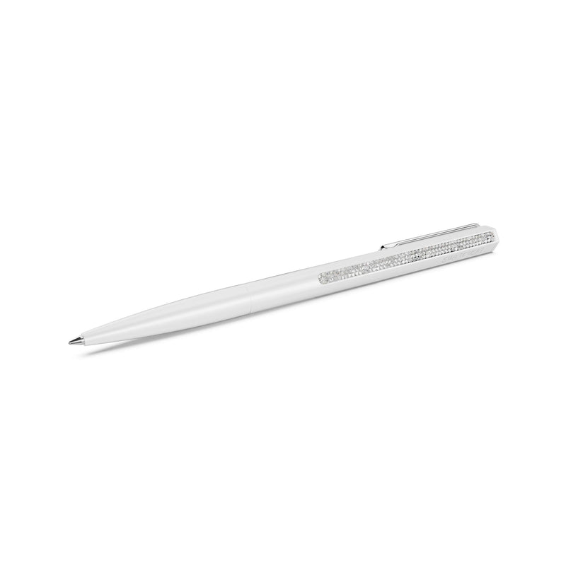 Bolígrafo Crystal Shimmer, Lacado blanco, cromado