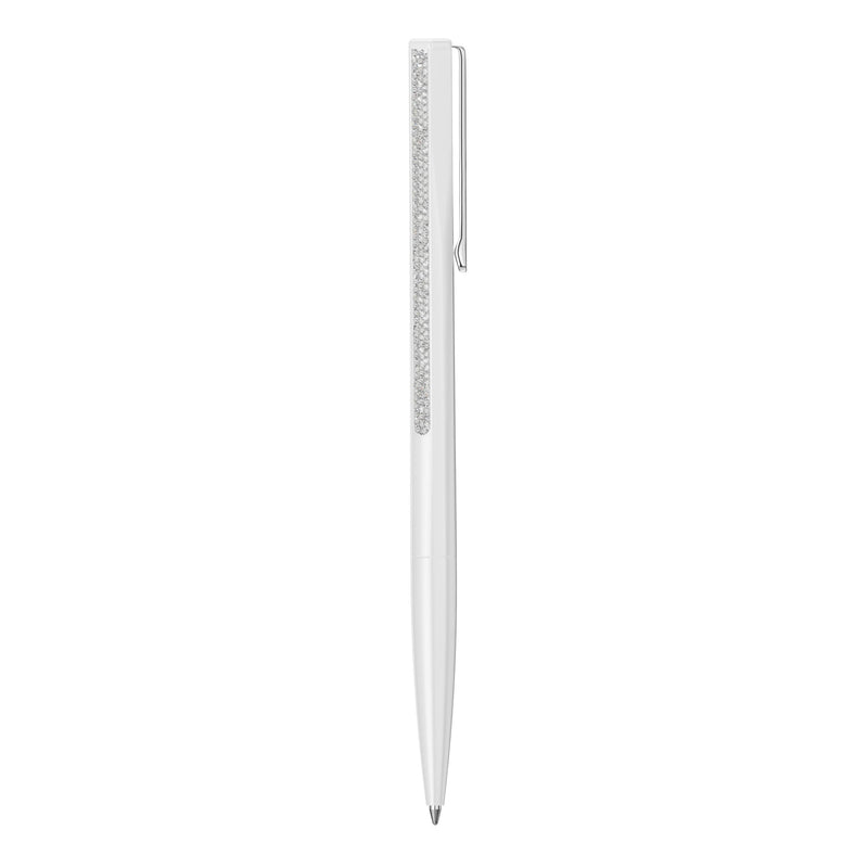 Bolígrafo Crystal Shimmer, Lacado blanco, cromado
