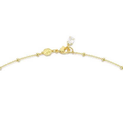 Collar Imber, Talla redonda, Blanco, Baño tono oro