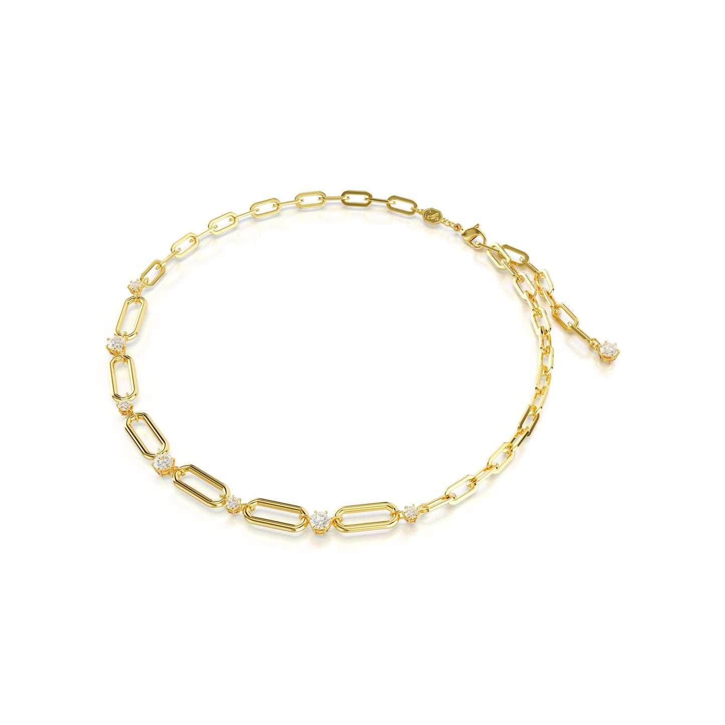 Collar Constella Blanco, Baño tono oro