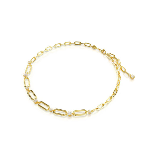 Collar Constella Blanco, Baño tono oro