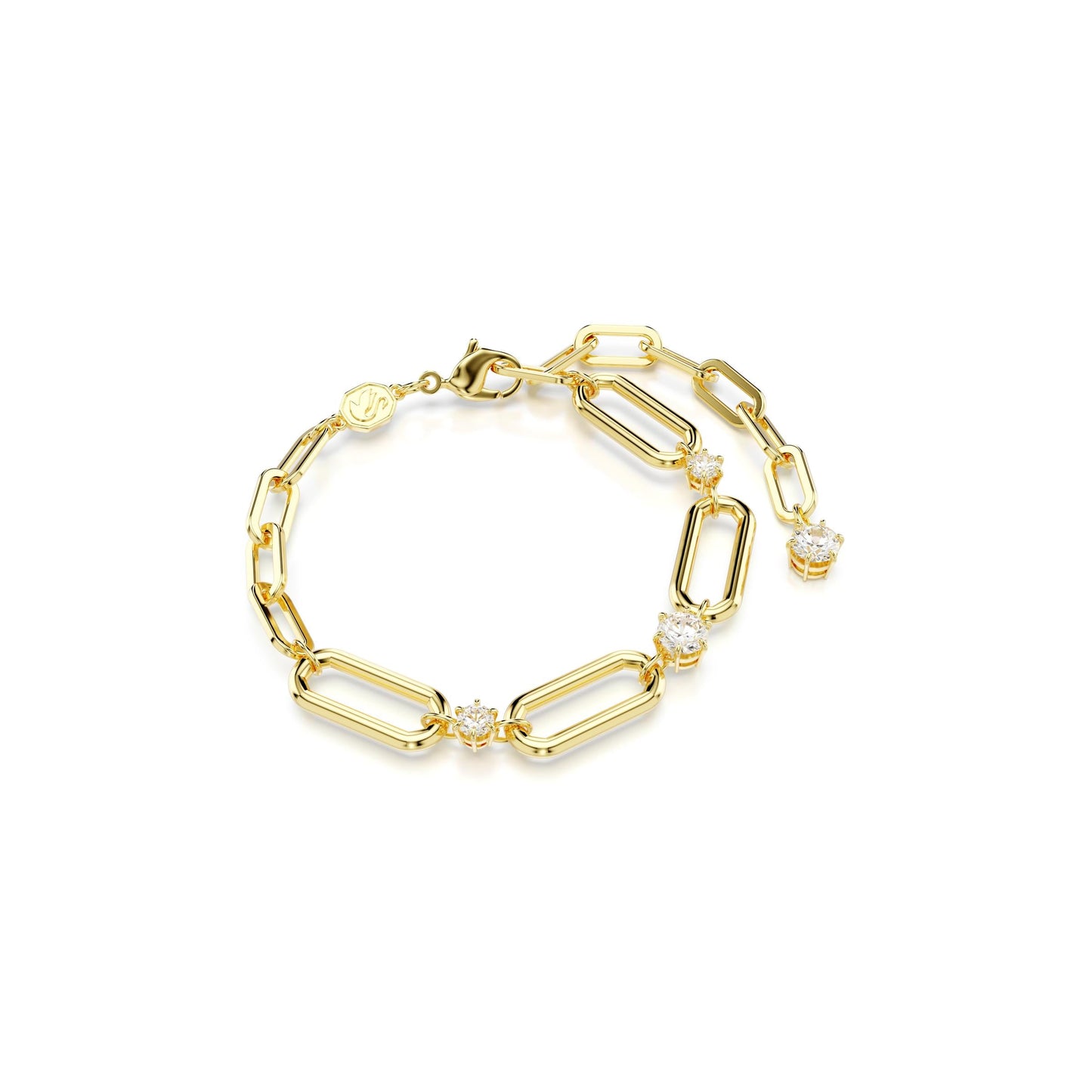Pulsera Constella Blanca, Baño tono oro