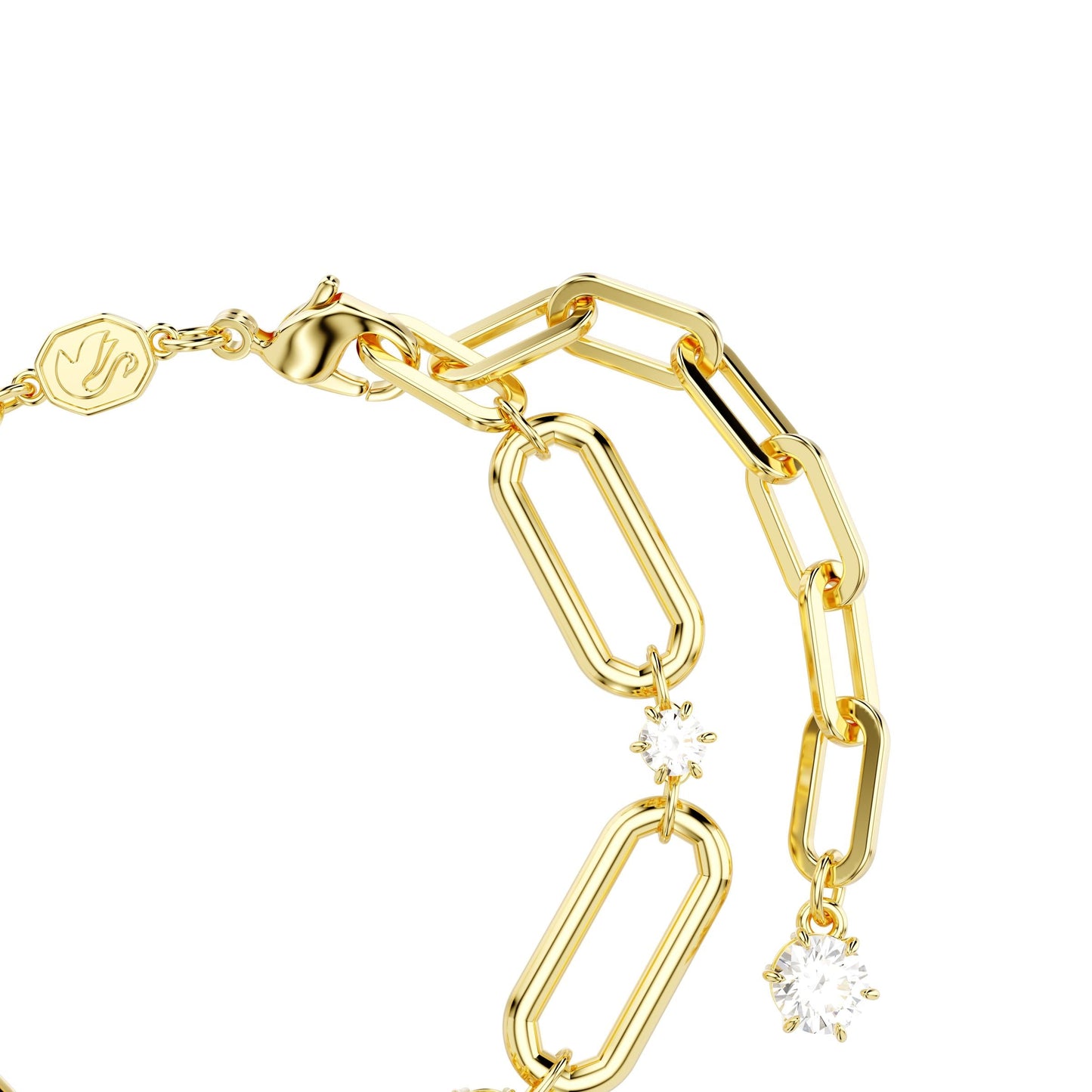 Pulsera Constella Blanca, Baño tono oro
