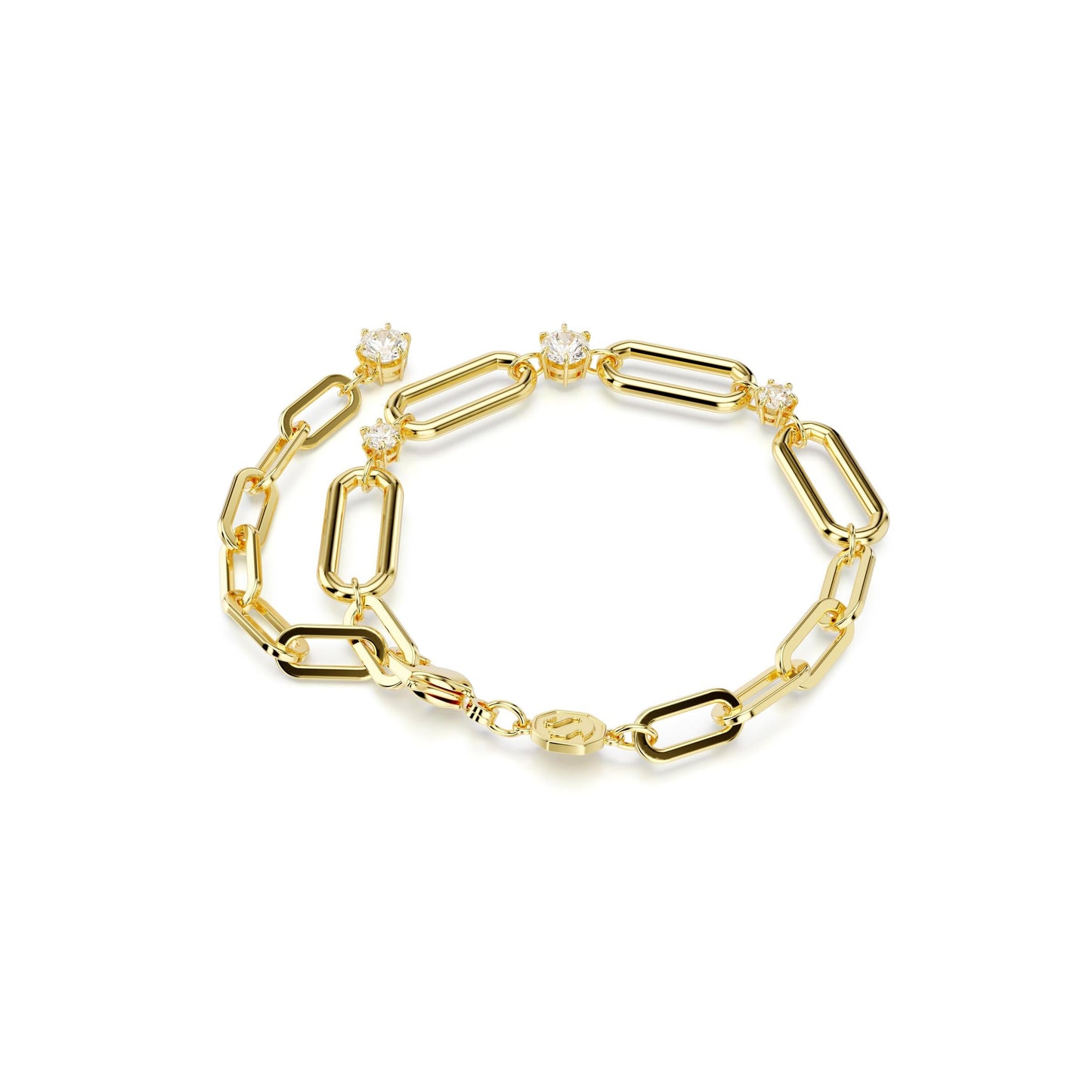 Pulsera Constella Blanca, Baño tono oro