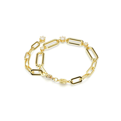 Pulsera Constella Blanca, Baño tono oro