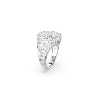 Anillo de cóctel Sublima, Blanco, Baño de rodio