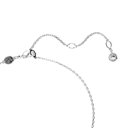 Colgante Hyperbola, Pavé, Símbolo del infinito, Blanco, Baño de rodio