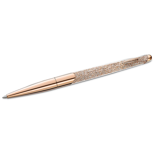 BOLÍGRAFO CRYSTALLINE NOVA, TONO DORADO, BAÑO TONO ORO ROSA