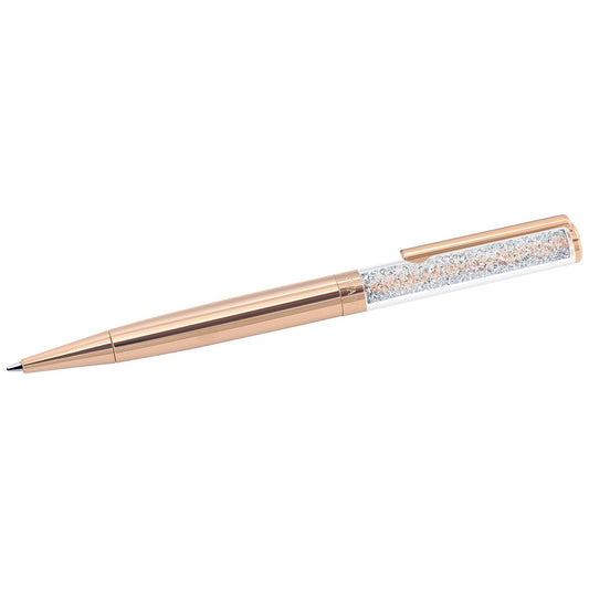 BOLÍGRAFO CRYSTALLINE, CHAPADO EN ORO ROSA